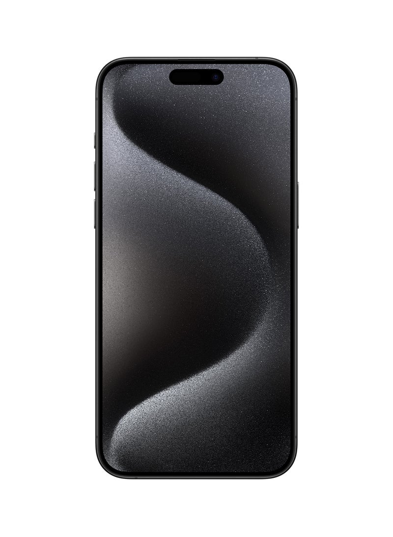ابل  آيفون 15 برو ماكس 256 جيجابايت تيتيوم أسود 5G مع فيس تايم - نسخة الشرق الأوسط - Image 2