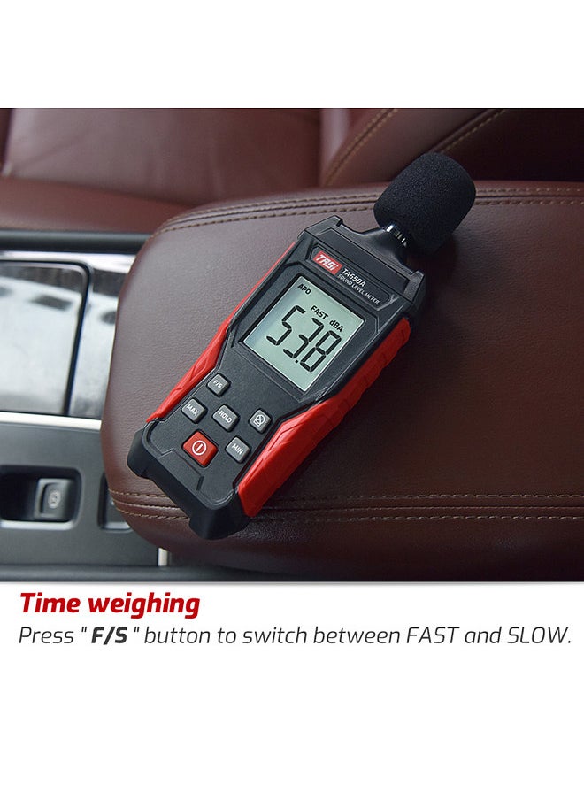 TA650A Digital Sound Level Noise Meter Measurement 30-130dB Decibel Detector Audio Tester Metro Diagnostic-Tool Smart Sensor