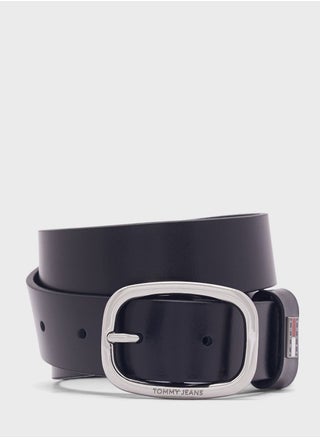 LEATHER BELT WITH OVAL BUCKLE - pzsku/ZD837A6B826FFC7860F77Z/45/_/1713457181/d4bebe81-d5ff-4876-a5c0-b671ed93d878