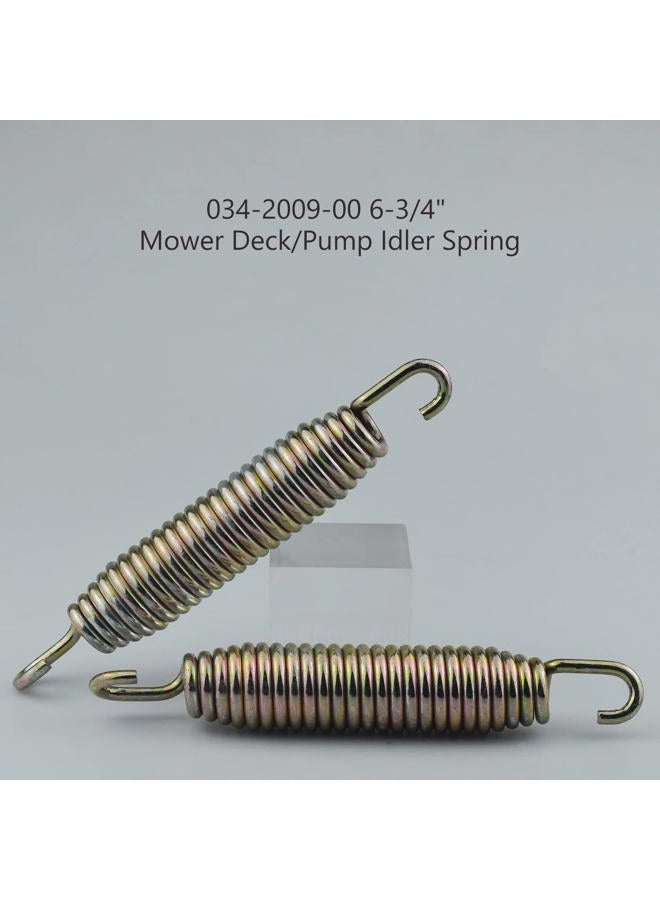 AMTHKNO 034-2009-00 6-3/4" Mower Deck/Pump Idler Spring, Compatible with Bad Boy Mowers 15981 ZT Elite, 034-2020-00, 034-5039-00, for Magnum, Maverick and Outlaw Series, Coil Length 4 1/2". - Image 3