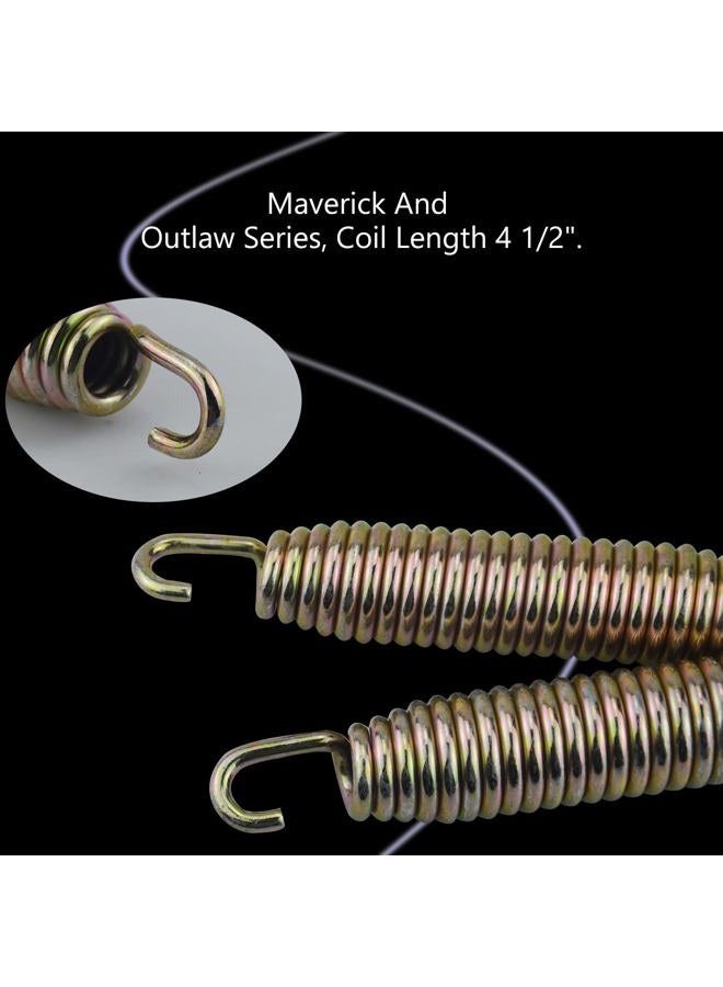 AMTHKNO 034-2009-00 6-3/4" Mower Deck/Pump Idler Spring, Compatible with Bad Boy Mowers 15981 ZT Elite, 034-2020-00, 034-5039-00, for Magnum, Maverick and Outlaw Series, Coil Length 4 1/2". - Image 2
