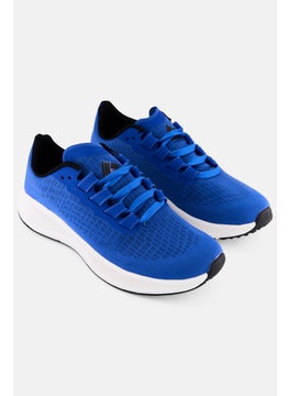 RBX Men Lightweight Mesh Lace Up Running Shoes, Blue  - Image 1