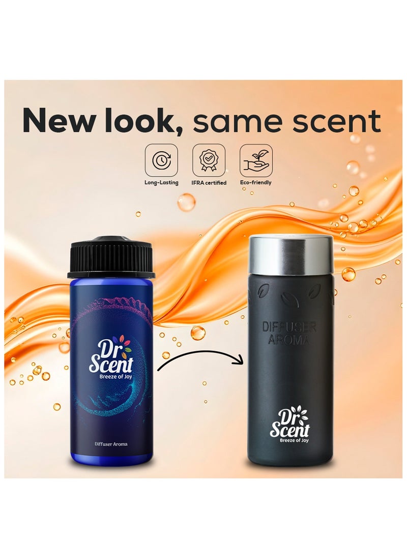 Dr Scent Dr. Scent Breeze of Joy Aroma Oil | Made with Organic Ingredients | Ideal for Offices, Homes, Hotels & Spas - Mandarin 170ml  - Image 4