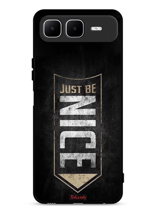 Tolwak Infinix Smart 10 Plus Protective Case Cover Just Be Nice