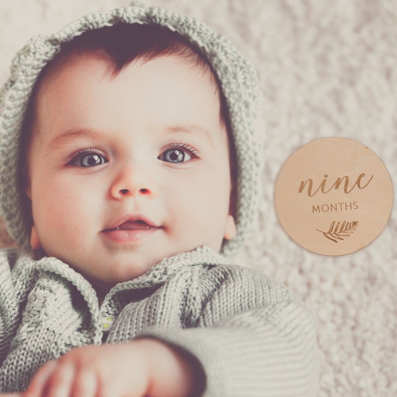 12Pcs Baby Double Sided Discs Photo Picture Commemoration Props - Image 4