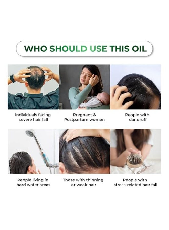 Niconi Herbal Hair Oil for Hair Fall and Dandruff Control, 200ml - Image 5