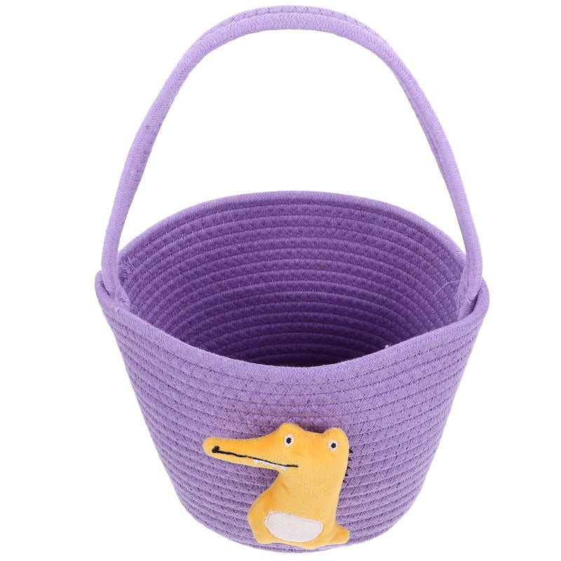 2pcs Woven Basket Small Storage Basket Wedding Candy Basket Cute Basket with Handle - Image 5