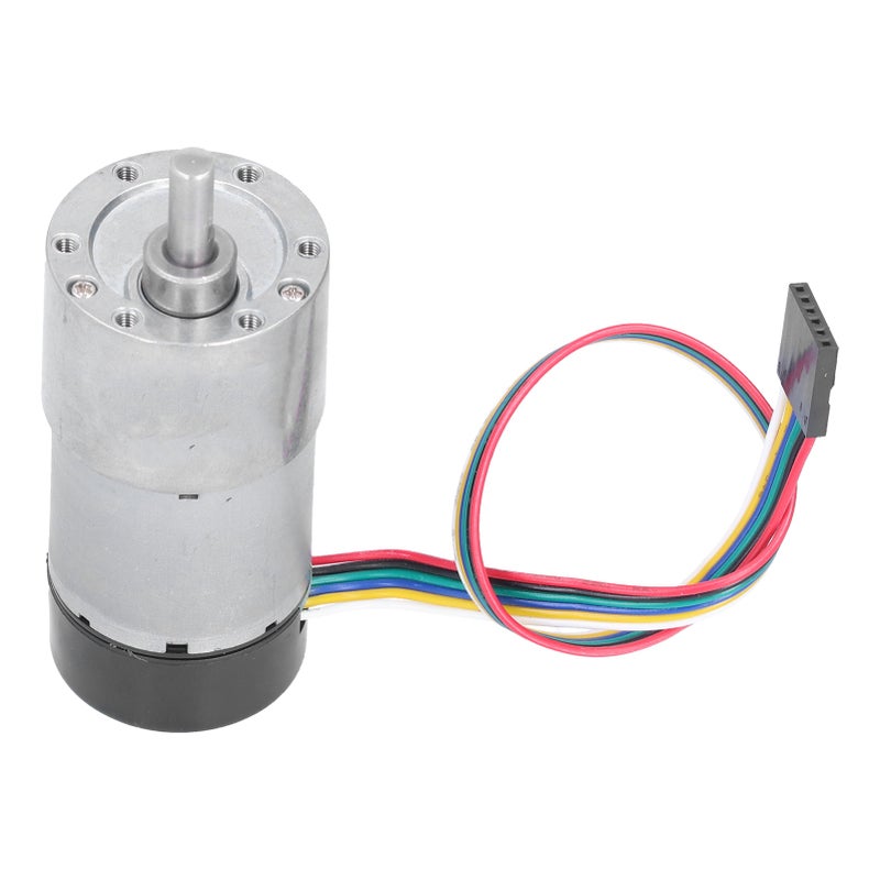 JGB37‑3530 DC12V Encoder Metal Gearmotor Speed Reduction High Torsion Encoder Gear Motor267RPM - Image 1