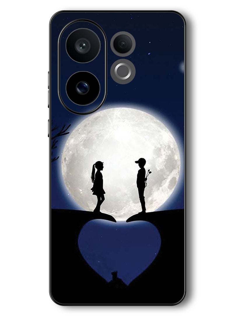 Theodor Case Compatible with Vivo V60 6.77 Inch Protection Shockproof Bumper Cover Lovers On Hill - Image 1