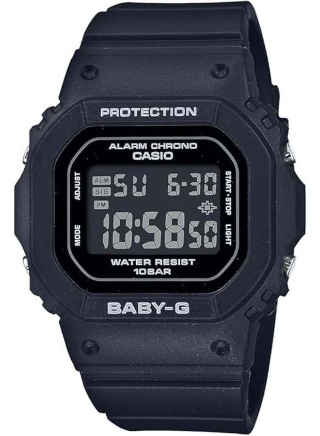 Casio Women's Watch Baby-G Digital Black Dial Resin Band BGD-565-1DR - Image 1