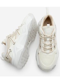 MARJIN Women's Sneaker Lace-Up Mesh Thick Sole Sports Shoes Azlin  - Image 5