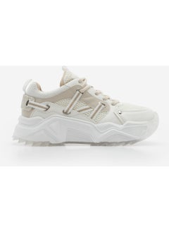 MARJIN Women's Sneaker Lace-Up Mesh Thick Sole Sports Shoes Azlin  - Image 2
