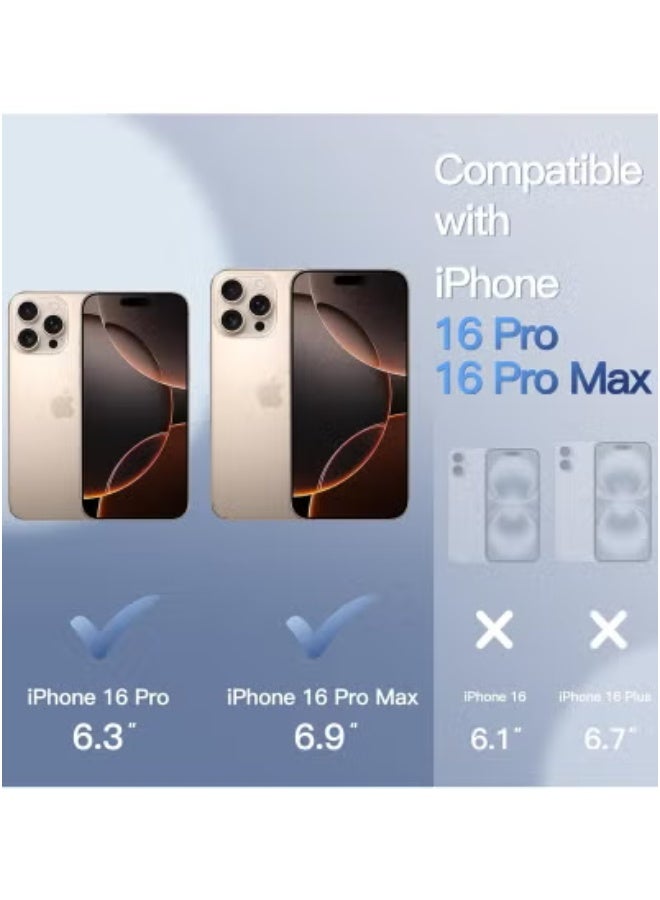 JAJEEK Camera Lens Protector for iPhone 16 Pro 6.3-Inch & iPhone 16 Pro Max 6.9-Inch – Desert Titanium Bling Glitter 9H Tempered Glass with Metal Ring Cover, Scratch-Resistant, HD Clear Camera Guard, 1 Set for Lens Protection & Style - Image 2