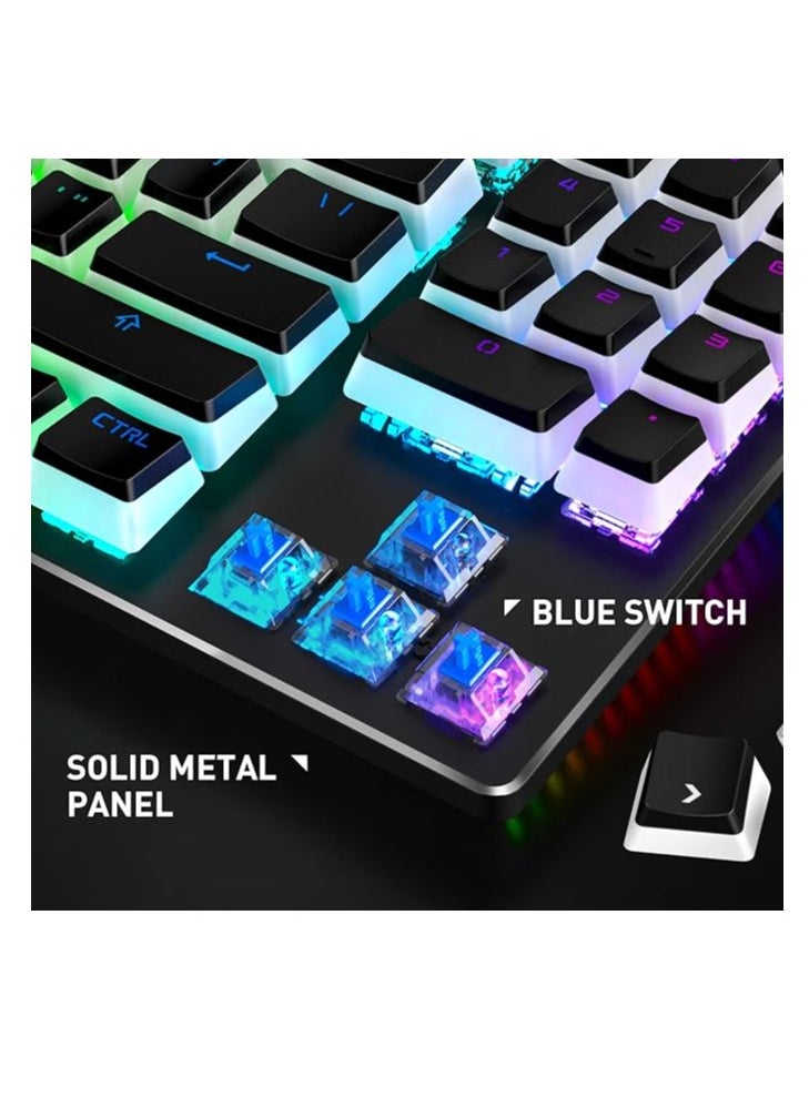 Generic - Havit KB851L - USA RGB Mechanical Gaming Keyboard, Black - Image 1