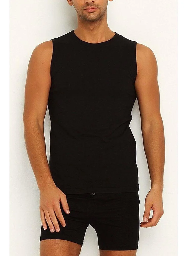 Yıldız Star 2 Pieces Star 75-76 Men's Modal Zero Sleeve Undershirt Colorful