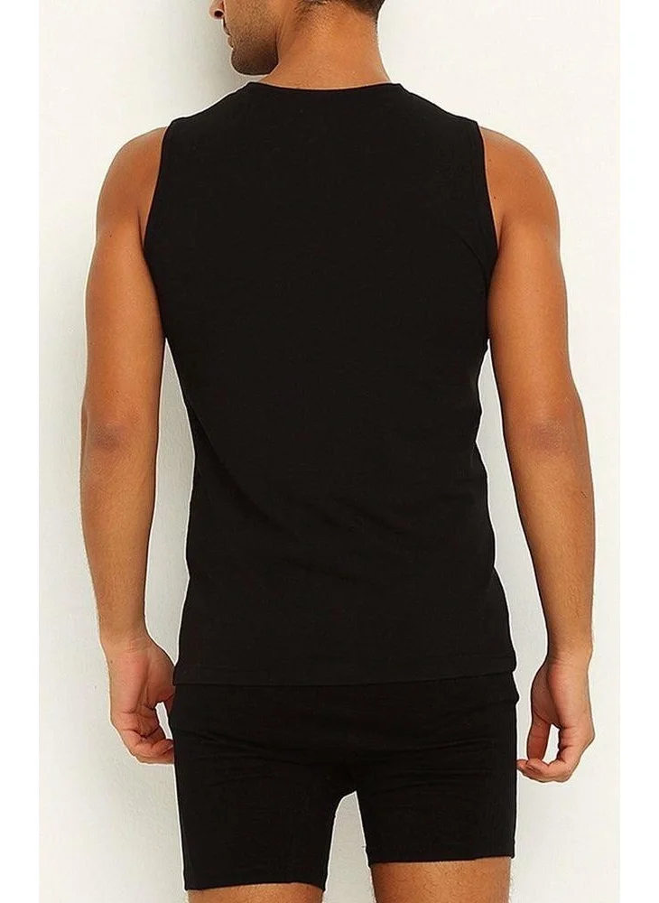 Yıldız Star 2 Pieces Star 75-76 Men's Modal Zero Sleeve Undershirt Colorful