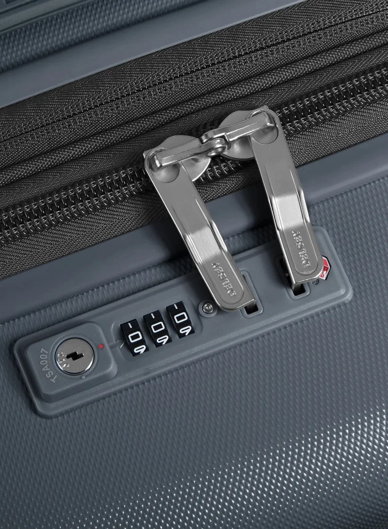 DELSEY Paris Freestyle 70 Cm Hardside 4-Double Wheeled Expandable Check-In Luggage Trolley - Graphite