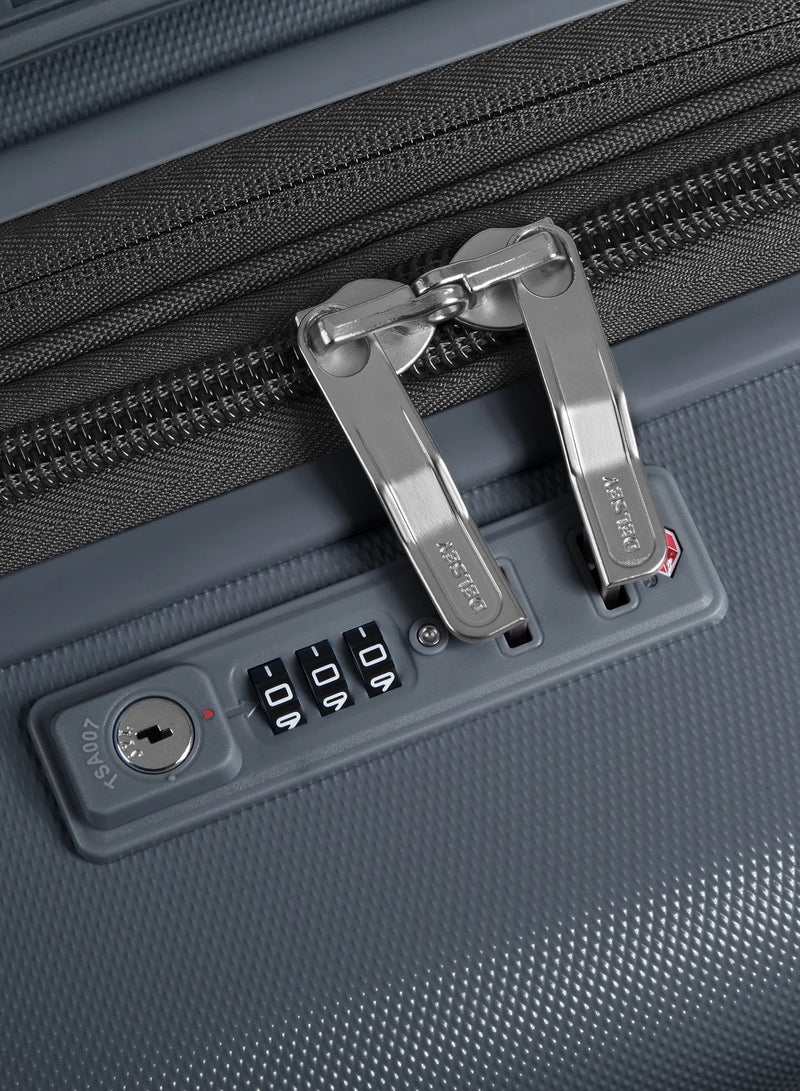 ديلسي _باريس حقيبة سفر بعجلات قابلة للتوسيع 70 سم - جرافيت - Image 5