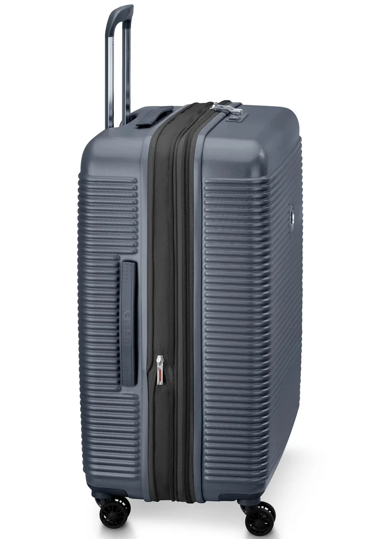 DELSEY Paris Freestyle 70 Cm Hardside 4-Double Wheeled Expandable Check-In Luggage Trolley - Graphite