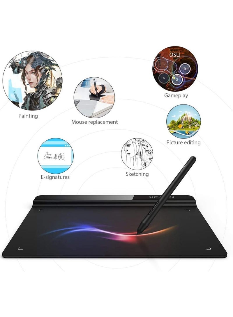 XP-PEN جهاز لوحي للرسم الرقمي XPPen StarG640، مقاس 6×4 بوصة، مزود بقلم لمس يعمل بدون بطارية، لأجهزة Mac وWindows وChromebook (للرسم/التعلم الإلكتروني/العمل عن بُعد) - Image 4
