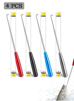 FIRSTAR 4 Pcs Fishing Hook Remover, Quick Removal Descending Device, Hook Extractor Accessories Tools with Storage Tube  - Image 1
