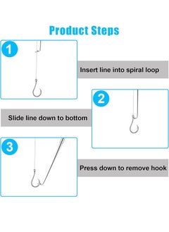 FIRSTAR 4 Pcs Fishing Hook Remover, Quick Removal Descending Device, Hook Extractor Accessories Tools with Storage Tube  - Image 4