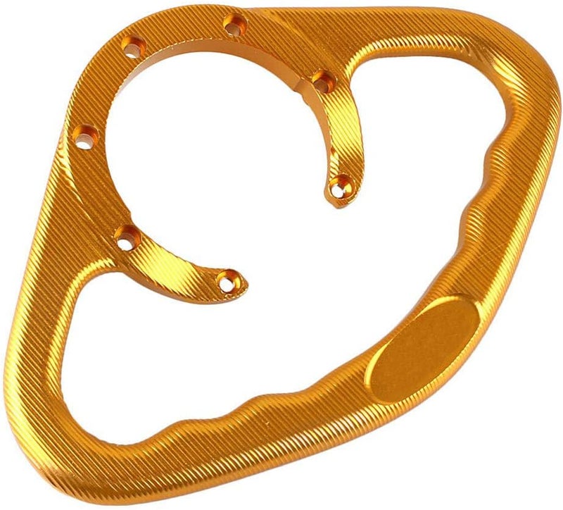 Luckmart Motorcycle Aluminium Rear Passenger Gas Tank Bar Handle Grip Bar Handlebar Grab 7 Holes Compatible for Honda CBR600 CBR900 CBR929 CBR954 CBR250 CBR400 CBR1000 CBR1100 Gold - Image 1