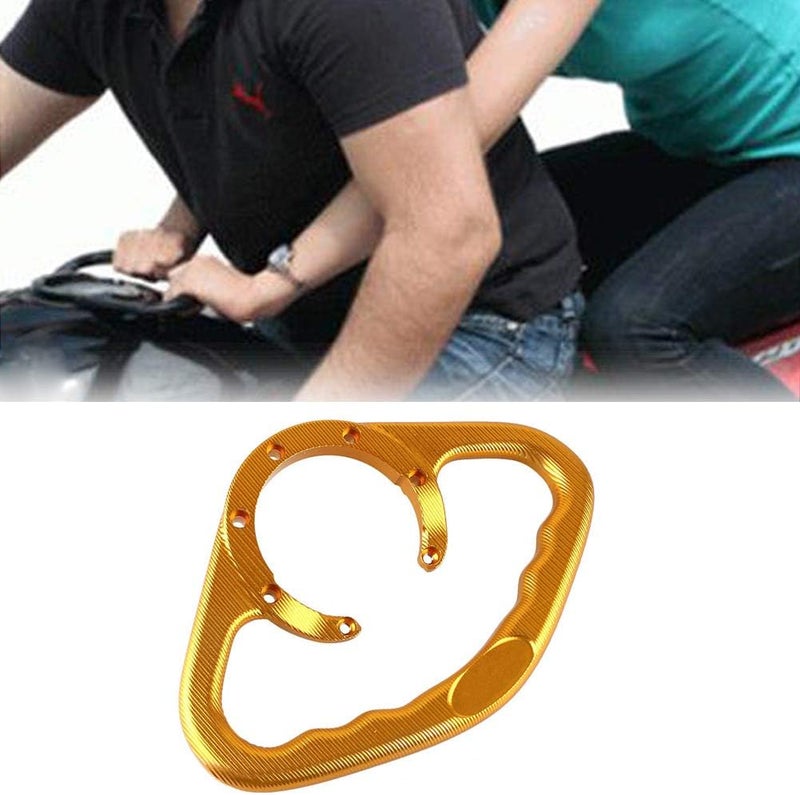 Luckmart Motorcycle Aluminium Rear Passenger Gas Tank Bar Handle Grip Bar Handlebar Grab 7 Holes Compatible for Honda CBR600 CBR900 CBR929 CBR954 CBR250 CBR400 CBR1000 CBR1100 Gold - Image 2