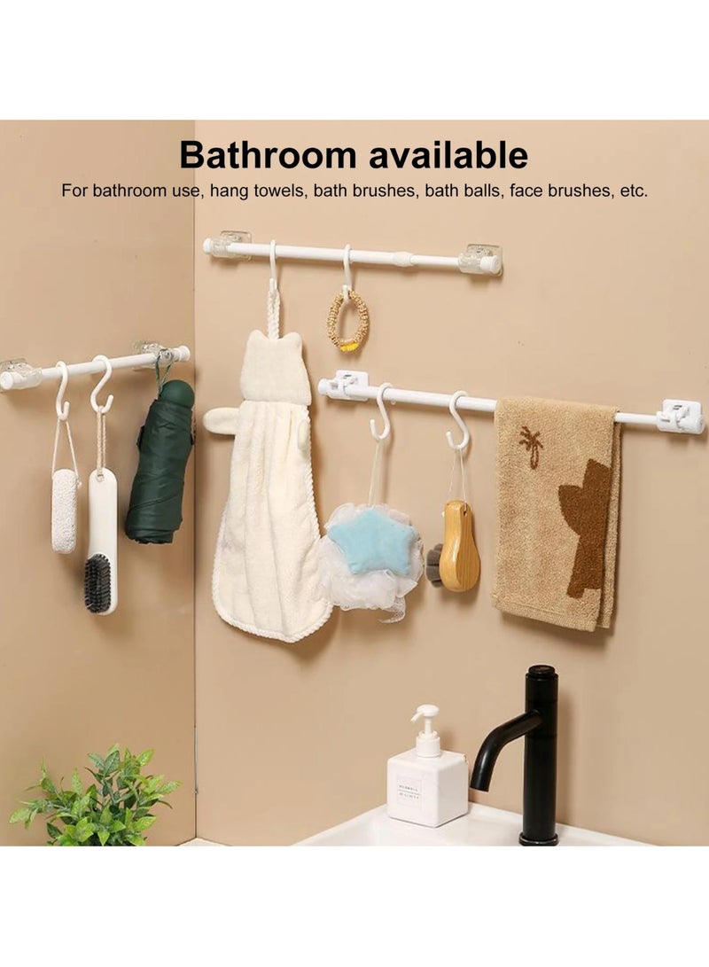 DubaiGallery Spring Extendable Telescopic Net Voile Tension Curtain Rail Pole Rod Rods - Image 3