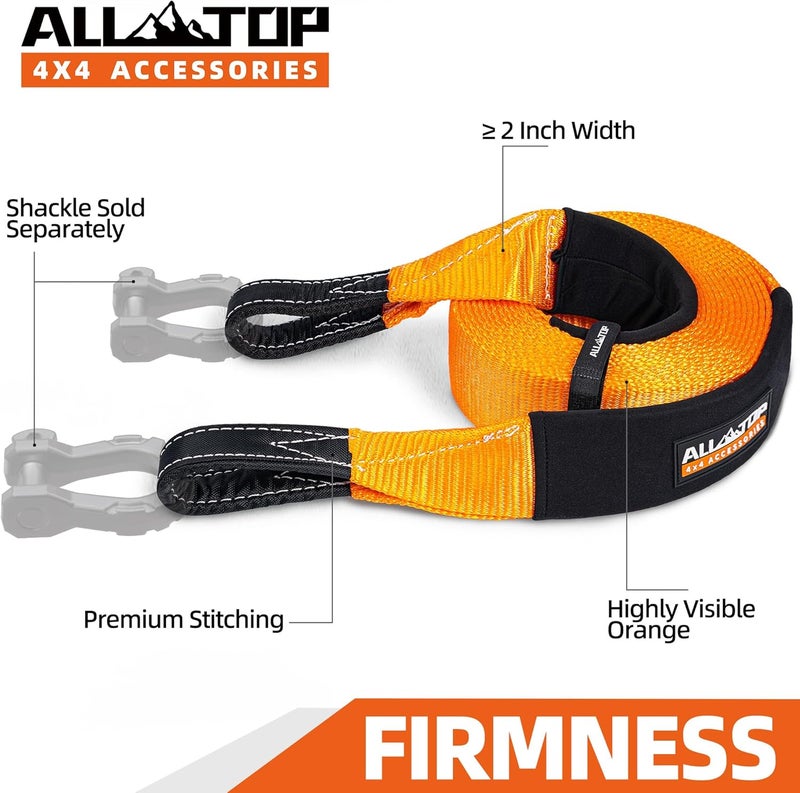 ALL-TOP 3in x 20ft Recovery Strap - 35000Lbs - Image 3