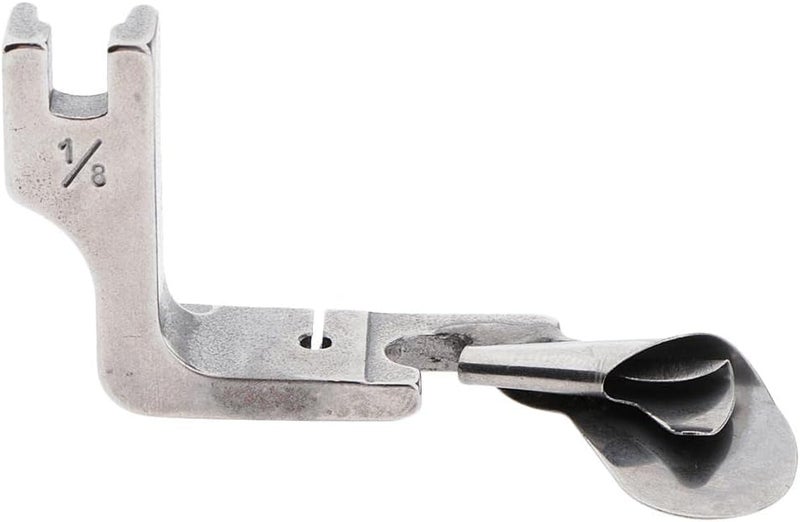 klarako Rolled Hem Presser Foot Fits for Universal Industrial Single-needle Fat Bed Sewing Machine Replacement Parts - 3mm - Image 3
