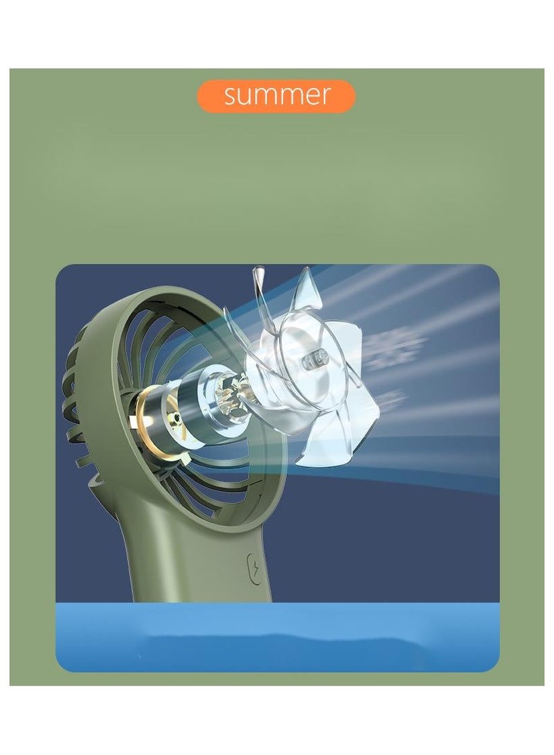 Loquat Handheld USB Rechargeable Small Fan - Image 2