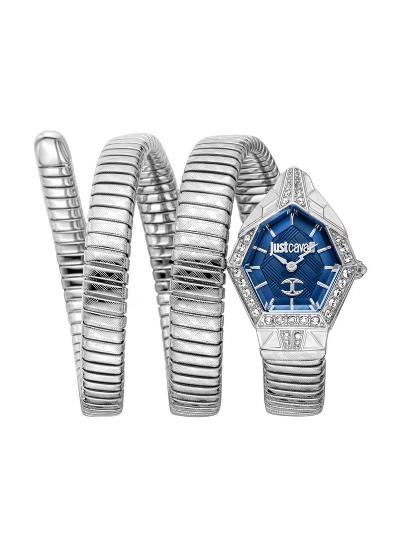 Just Cavalli Women Mesmerizing Analog Quartz Silver Stainless Steel Band Watch JC1L304M0015  - Image 1