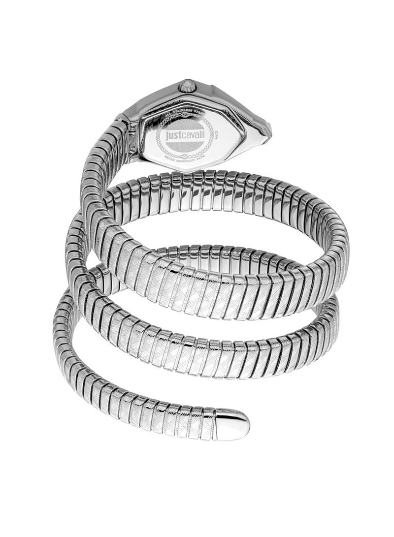 Just Cavalli Women Mesmerizing Analog Quartz Silver Stainless Steel Band Watch JC1L304M0015  - Image 2