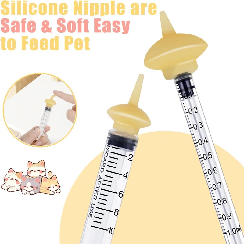 Xuanda Pet Feeding Bottle and Syringes with Nipples for Small Cat Dog Animals (Model 2) - Image 5
