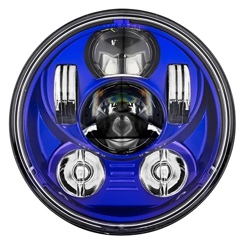 Eagle Lights Indian Scout Blue Headlight Kit - Fits 2014 to Current Scout 60, Scout and Bobber - Image 1