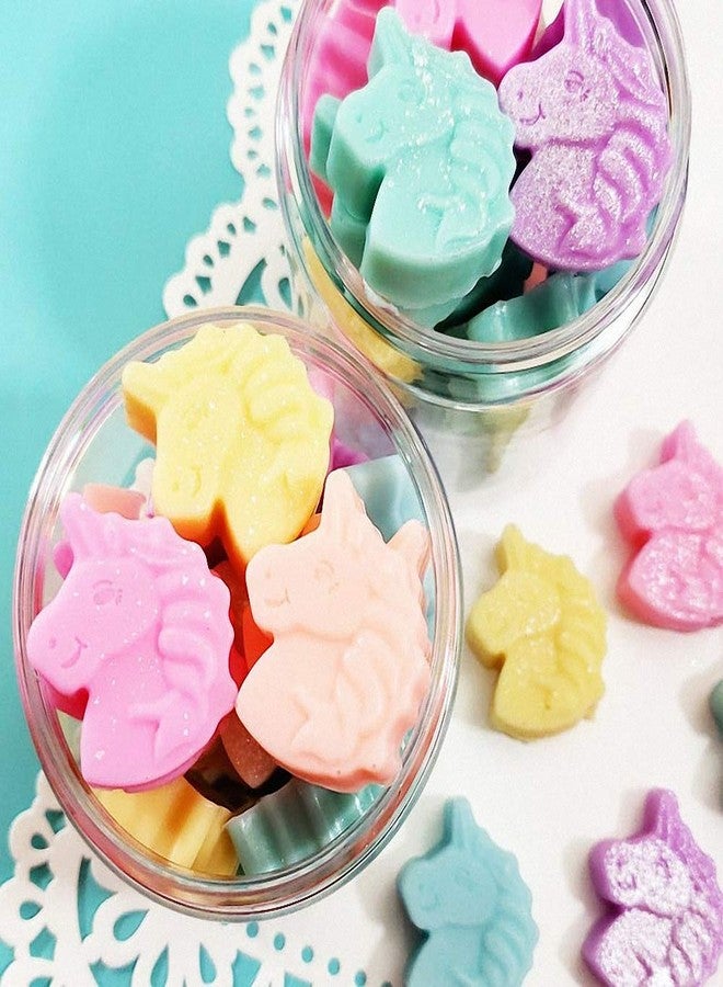 Fewo 6 Cavities Unicorn Head Cupcake Mold, Non-Stick Unicorn Shaped Silicone Mould for Party Cakes Soaps Bath Bombs Jello Shots Kids' Baking Supplies - Image 4