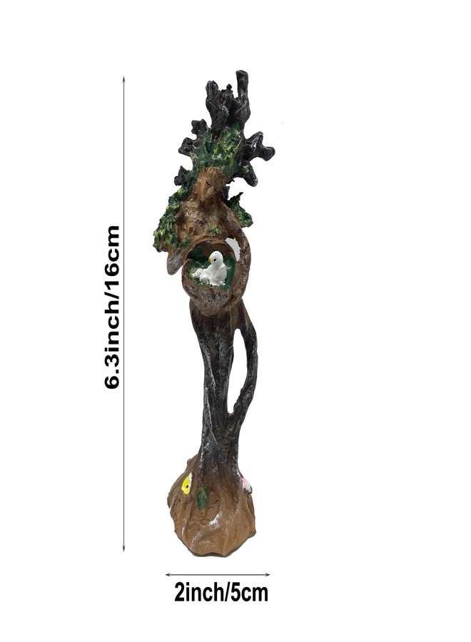 KnocKconK Beautiful Lady Fish Tank Decorations, Tree Guardian Angel Aquarium Decoration, Elegant Special Fish Tank Display Decor, Artificial Tree Protector Ornament Artificial Resin Accessories. - Image 2