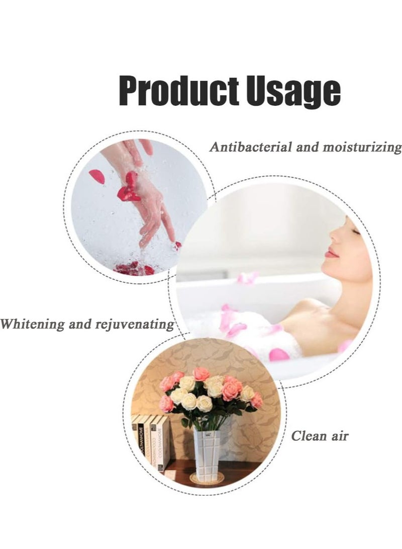 MileMelo Romantic Roses Flower Gift Box With Cute Teddy Bear And Tag I Love You Heart-shaped Artificial Rose Scented Bath Body Petal For Valentines Day Mother's Day Birthday Gift Pink  - Image 5