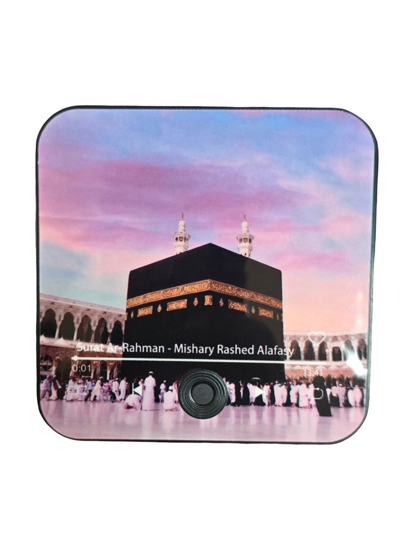 Vierex Quran Magnet with Built-in Surah Player, 2-in-1 Islamic Gift, Preloaded Surah Rahman by Shaikh Mishary Rashid, Rechargeable Audio Device, Strong Fridge Magnet, Perfect Ramadan & Eid Gift for Muslims - Image 1