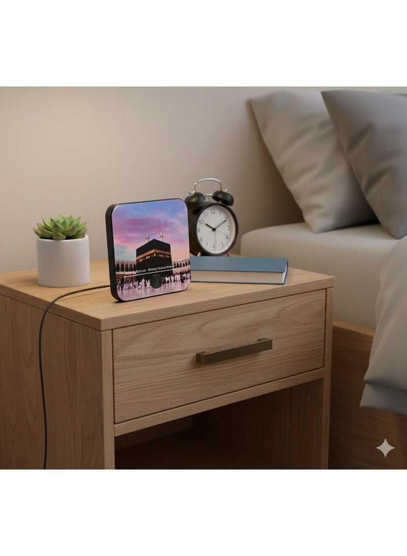 Vierex Quran Magnet with Built-in Surah Player, 2-in-1 Islamic Gift, Preloaded Surah Rahman by Shaikh Mishary Rashid, Rechargeable Audio Device, Strong Fridge Magnet, Perfect Ramadan & Eid Gift for Muslims - Image 4