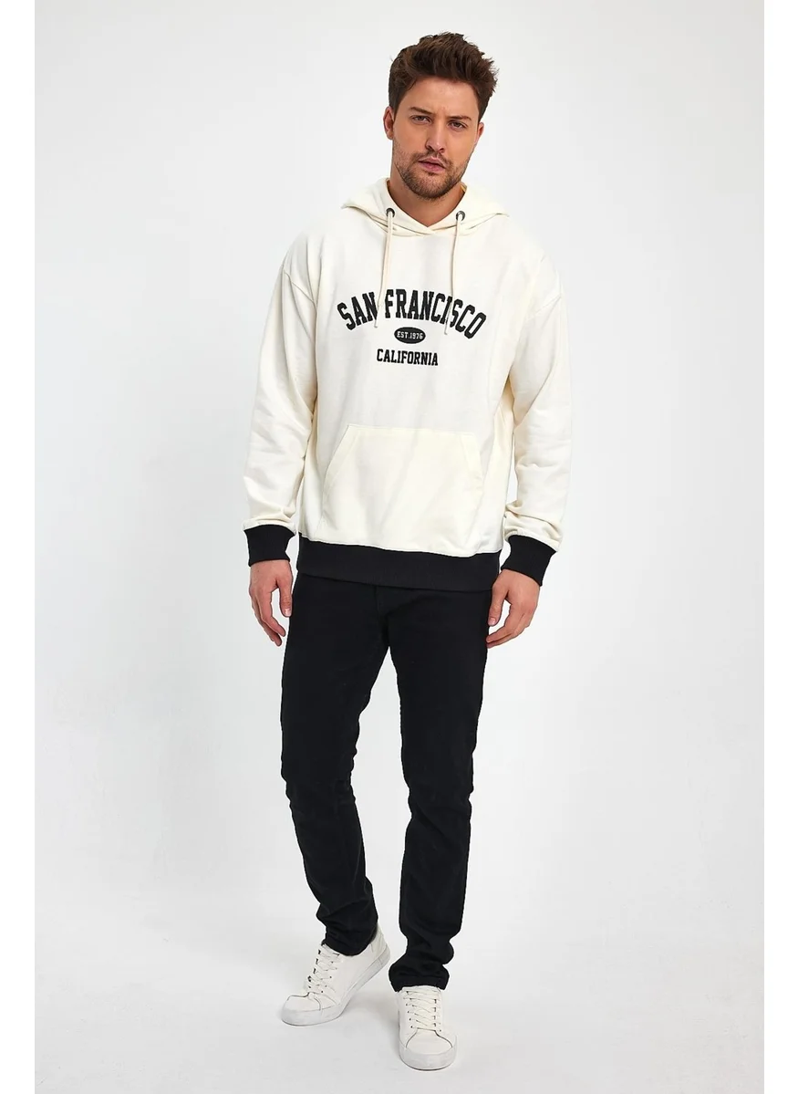 الكسندر جاردي Hooded Printed Sweatshirt (UN-757A06)
