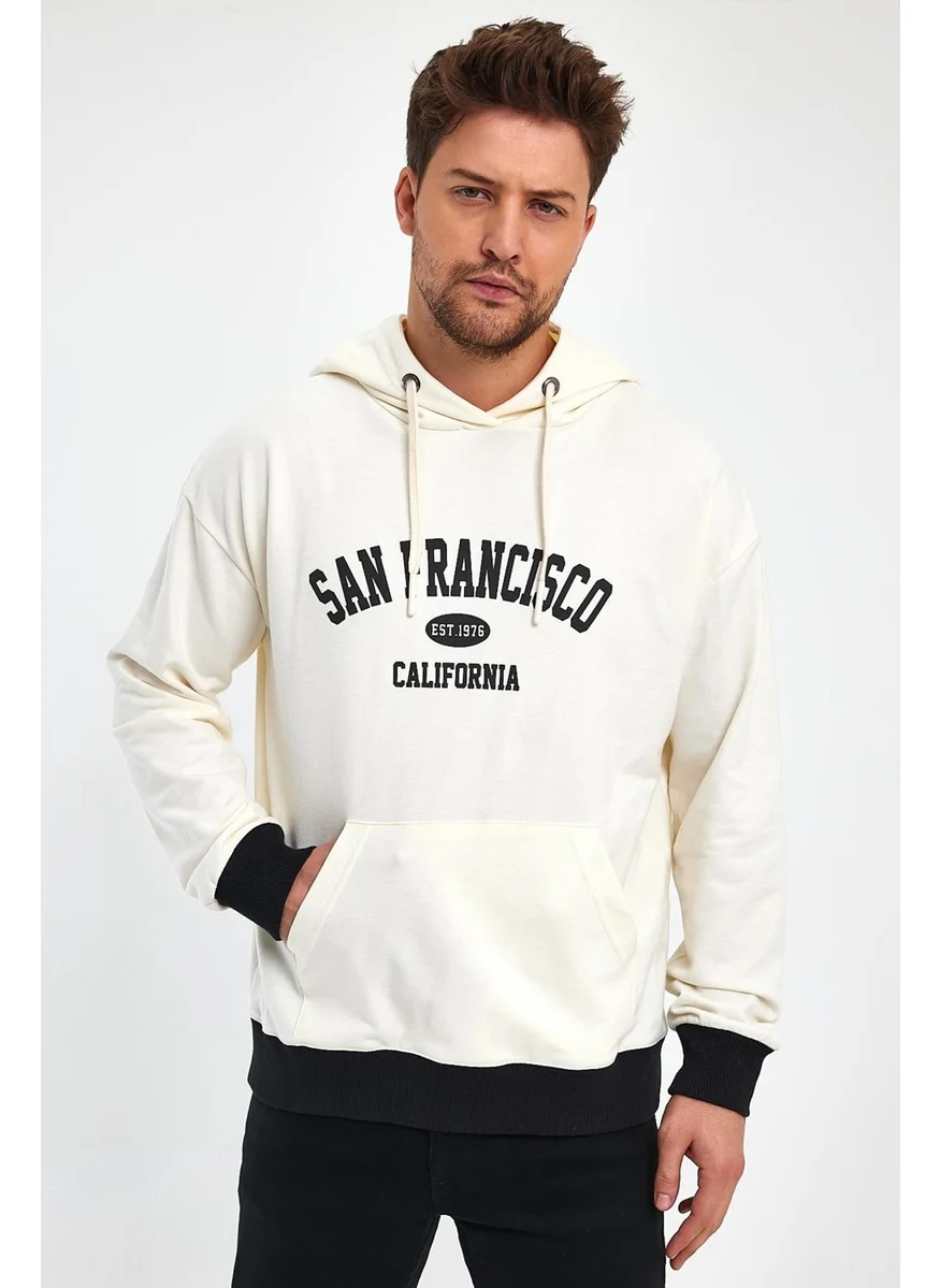 الكسندر جاردي Hooded Printed Sweatshirt (UN-757A06)