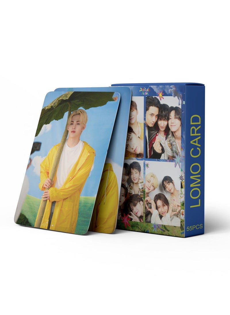 55 قطعة ألبوم جديد Seventeen HEAVEN MiNi The8 بطاقات يون جيونج هان لومو