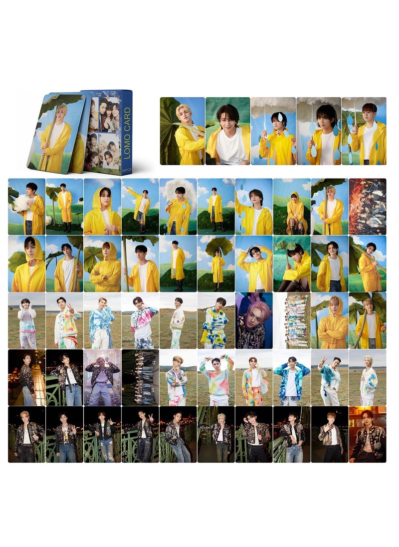55 قطعة ألبوم جديد Seventeen HEAVEN MiNi The8 بطاقات يون جيونج هان لومو