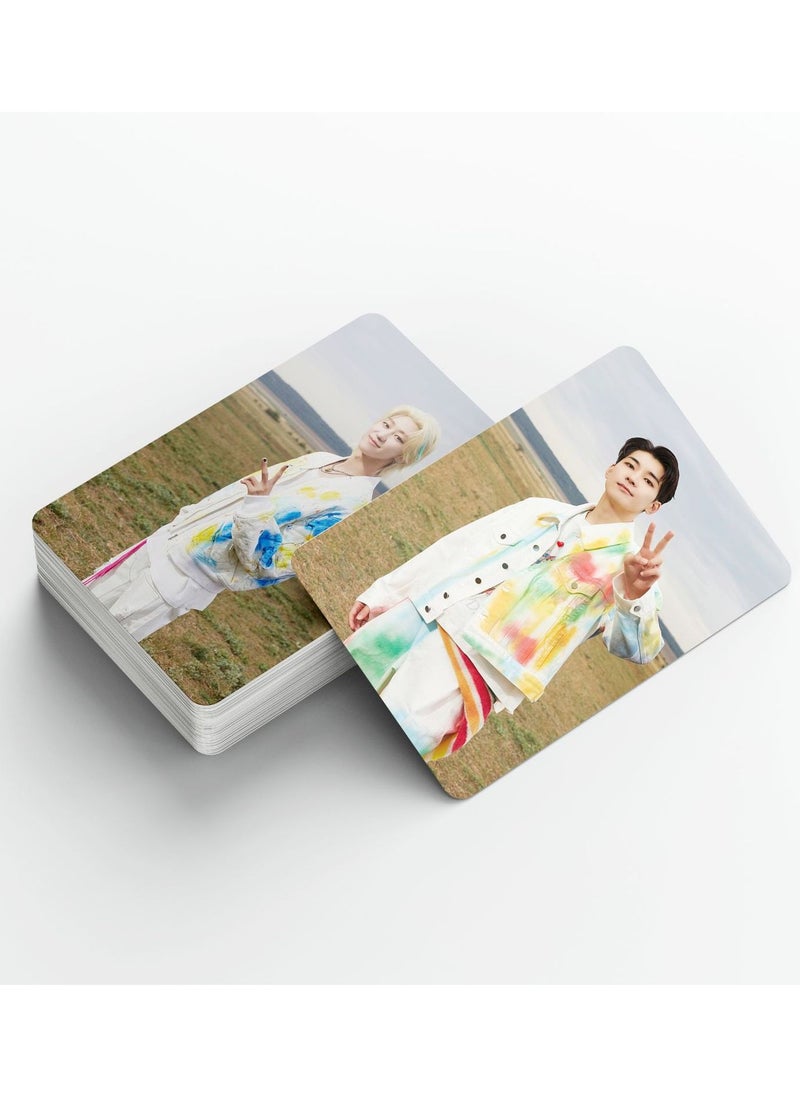 55 قطعة ألبوم جديد Seventeen HEAVEN MiNi The8 بطاقات يون جيونج هان لومو