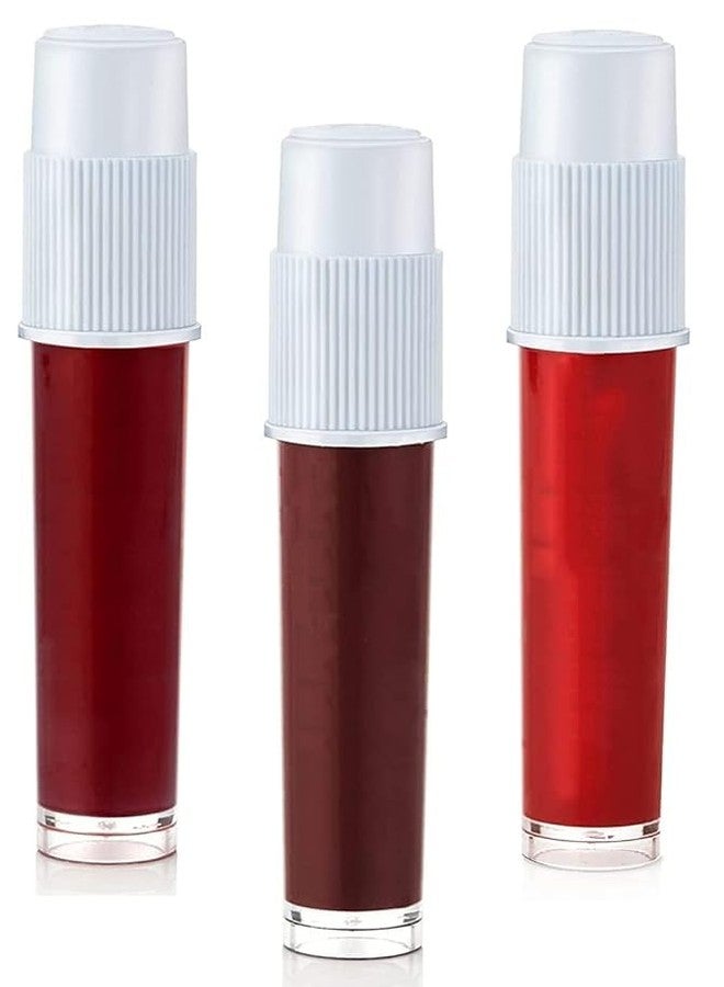 SKYUNION Liquid Kumkum Sindoor for Women Skin-friendly Liquid Bindi Waterproof Chemical Free 5g Red Maroon Brown Color Pack of 3 - Image 2