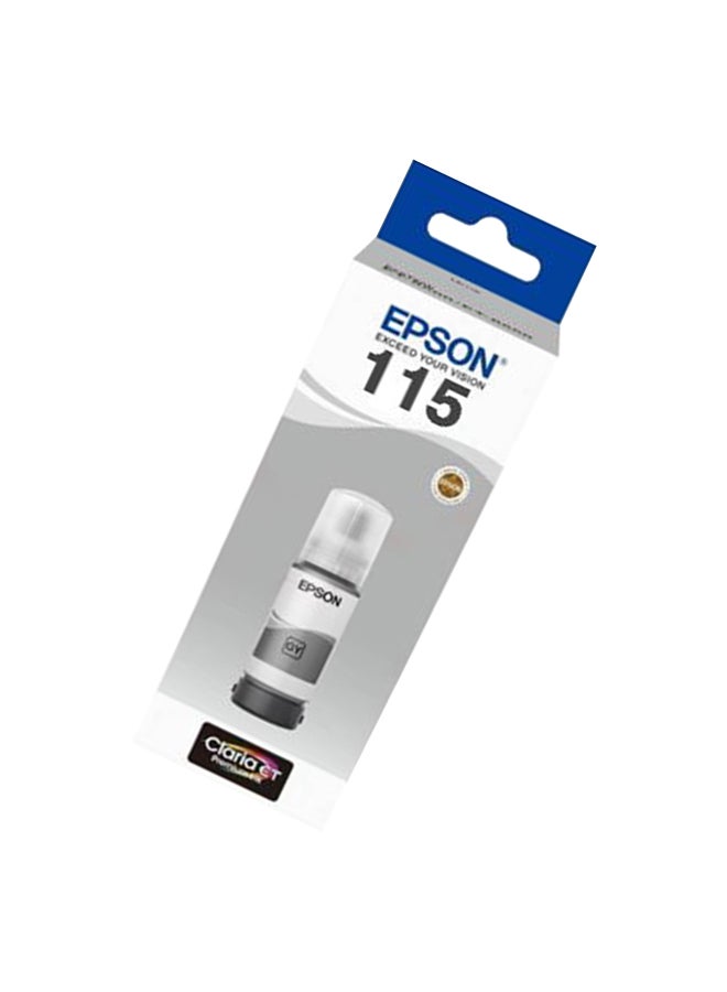EPSON 115 EcoTank Pigment Ink Bottle - Grey - Image 4