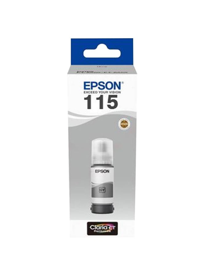 EPSON 115 EcoTank Pigment Ink Bottle - Grey - Image 1