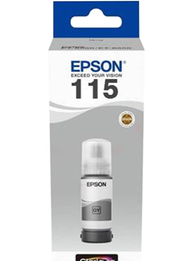 EPSON 115 EcoTank Pigment Ink Bottle - Grey - Image 2